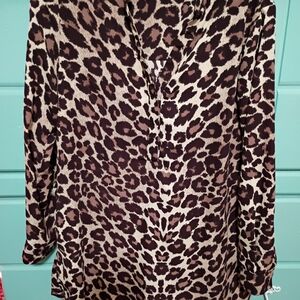 Leopard Print Women's Top